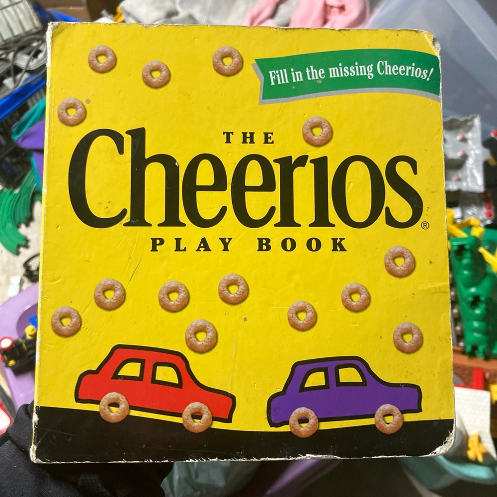 Vintage cheerios book baby board book activity book